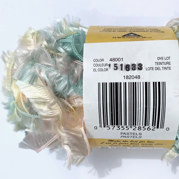 🦋 Phentex Fashion Eight eyelash yarn in Pastels color 48001 - Picture 3 of 5